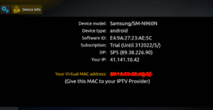 smart stb MAC adresse